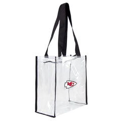 Littlearth Kansas City Chiefs NFL Clear Square Stadium Tote