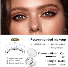 Magnetic Eyelash Kit with Storage & Applicator