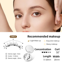 Magnetic Eyelash Kit with Storage & Applicator