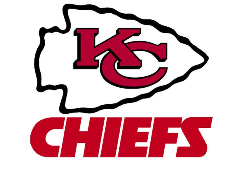 NFL Kansas City Chiefs Small Static Cling Decal