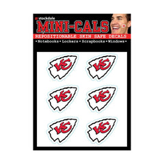 WinCraft NFL Kansas City Chiefs Face Tattoos Team Colors One Size