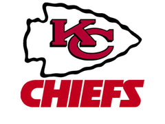 NFL Kansas City Chiefs Small Static Cling Decal