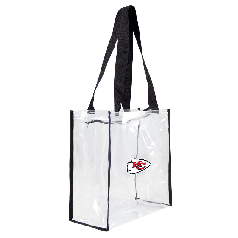 Littlearth Kansas City Chiefs NFL Clear Square Stadium Tote